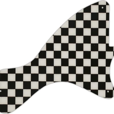 WD Custom Pickguard For Gibson 2019-Present Original Collection Les Paul Junior #CK01 Checkerboard Graphic