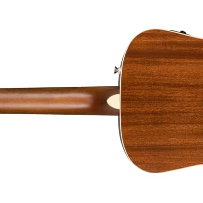 Fender California Series Malibu Player Acoustic Electric Guitar in Sunburst image 2