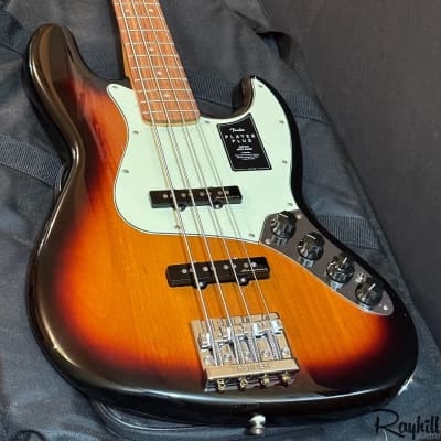 Fender Player Plus Active Jazz Bass 4 String Electric Bass Guitar - Sunburst image 6