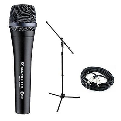 Sennheiser e935 Cardioid Dynamic Handheld Mic - With Boomstand and XLR Cable image 1