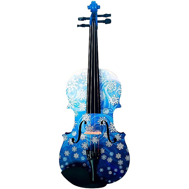 Rozannas violins SNB5044 Snowflake Series 4/4 Full-Size Violin Outfit image 1