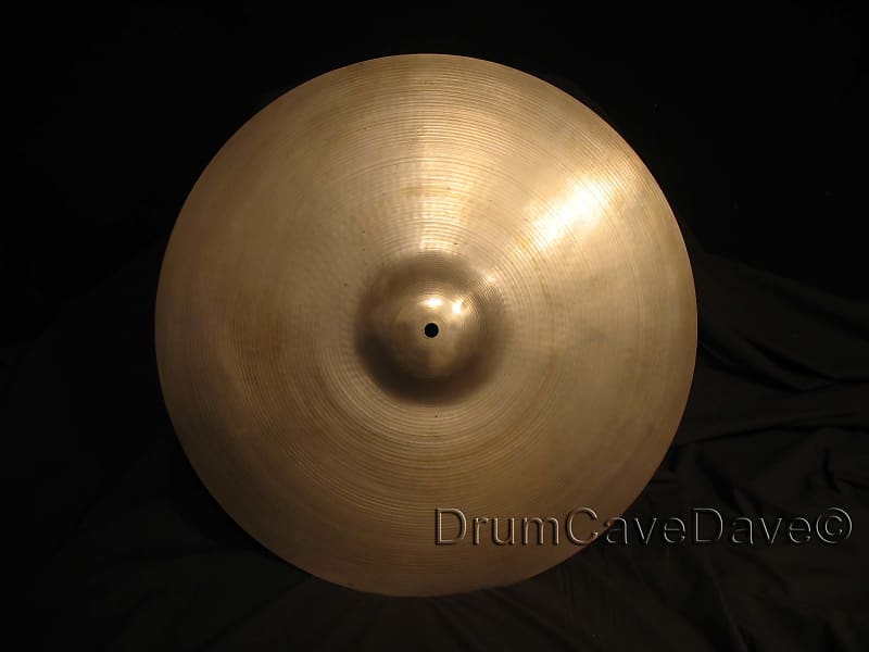VINTAGE 21" ZILDJIAN RIDE CYMBAL THIN STAMP, HAND HAMMERED & RARE SIZE, DEMO VIDEO! image 1