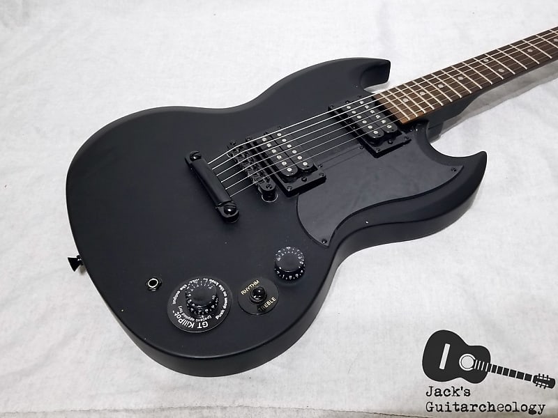 Epiphone Goth SG Limited Electric Guitar (2000s, Pitch Black) | Reverb