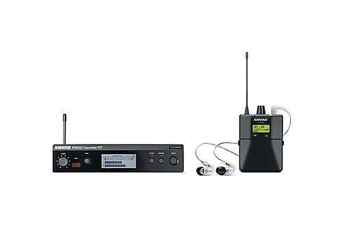 Shure PSM 300 In-Ear Monitoring Wireless  System with SE215-CL Earphones (Band G20) (Used/Mint) image 1