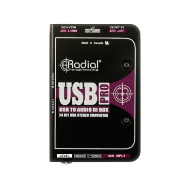 Radial USB-Pro Stereo Laptop DI Box | Reverb