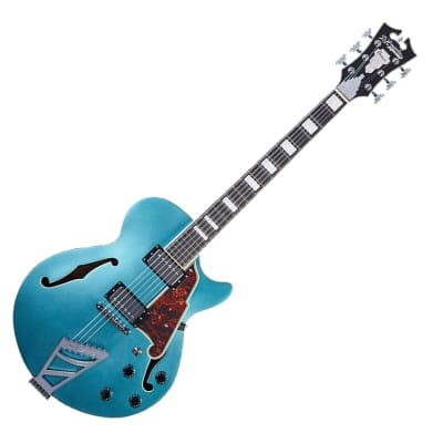 D'Angelico Premier SS w/ Stairstep Tailpiece - Ocean Turquoise - Open Box image 1