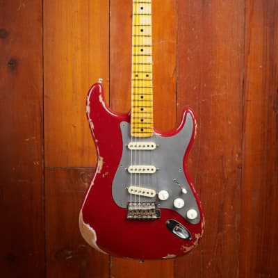 Fender Custom Shop Limited Edition Heavy Relic El Diablo Stratocaster with Maple Fretboard 2016 - Cimarron Red image 2