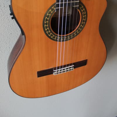 Brand New Alhambra 5P CT E2 Nylon String Acoustic/Electric Classical Guitar - Cutaway image 5