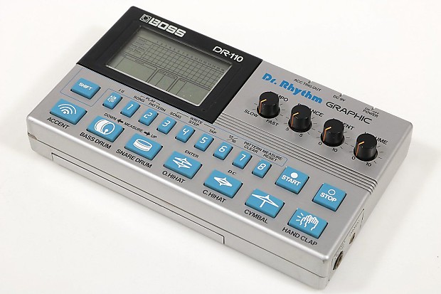 BOSS DR-110 Dr.Rhythm GRAPHIC アナログリズムマシン BOSS DR-110 Dr. Rhythm | Vintage Synth Explorer