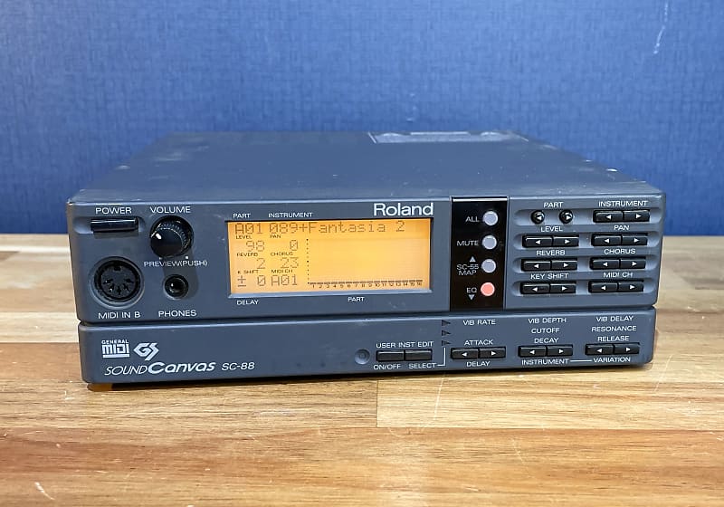 Roland SC-88 Sound Canvas GS Sound Module | Reverb Brazil