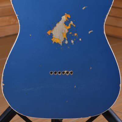 Fender Custom Shop Limited Edition '60 Telecaster Heavy Relic Aged Lake Placid Blue Over 3 Color Sunburst image 20