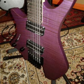 Strandberg  Boden 7 os left handed  2015 Purple with flame top image 1