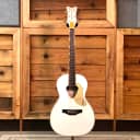 Gretsch G5021e Penguin Electric Acoustic Guitar in White. USED
