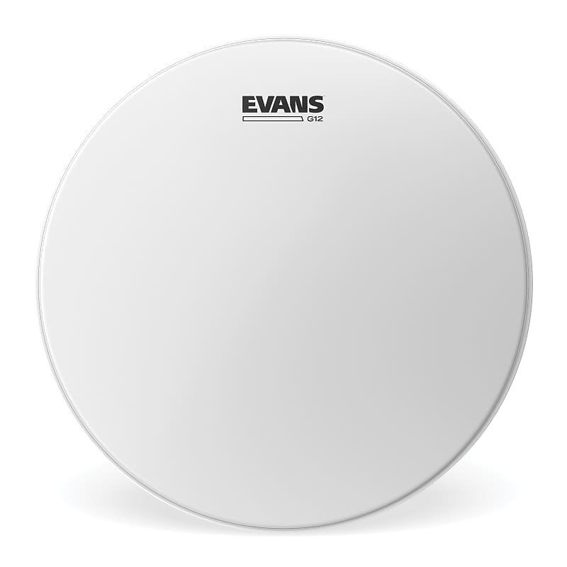 Evans G12 Coated White Tom Drum Head, 14 Inch image 1