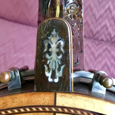 Orpheum #3  Five String Banjo Mahogany Circa 1925 image 5