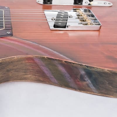 Secret Handshake  Rose Room (custom T-type art guitar) 2019 Rose burst/Art image 10