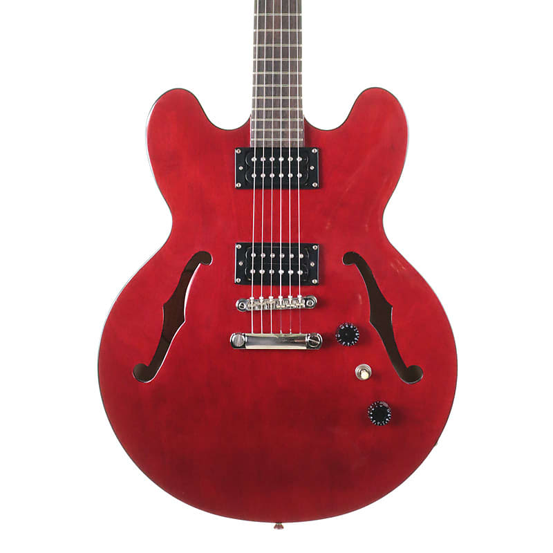 Epiphone Dot Studio ES-335 Electric Guitar, Cherry Red w Gig Bag