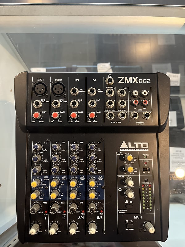 Alto Professional Zephyr ZMX862 6-Channel Compact Mixer | Reverb