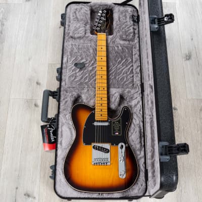 Fender Ultra Luxe Telecaster Guitar, Maple Fretboard, 2-Color Sunburst image 10