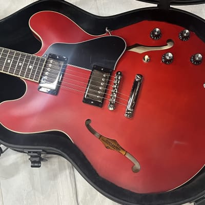 Gibson ES-335 Satin 2022 - Satin Cherry New Unplayed w/Case Auth Dealer 7lb15oz #316 image 3