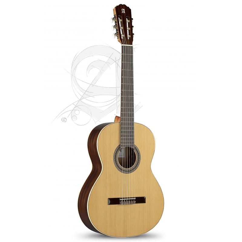 Alhambra 2C Solid Cedar Top Classical Guitar w/Bag image 1