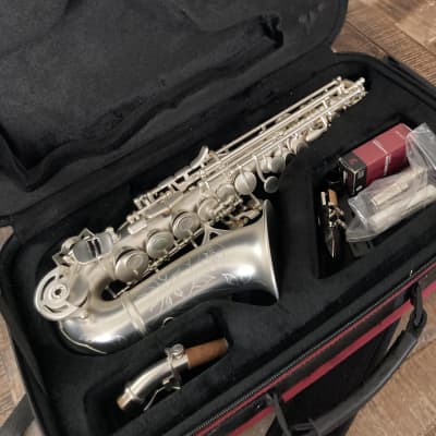 Allora Paris Series Model ASPS-550 Curved Soprano Saxophone Silver Plated image 2