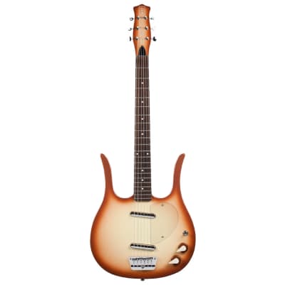 Danelectro Longhorn Electric Guitar - Copper Burst image 2