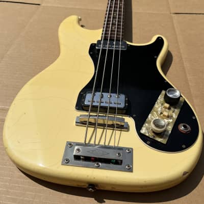 Vintage 1960s Hofner 182 Professional Bass - White image 7