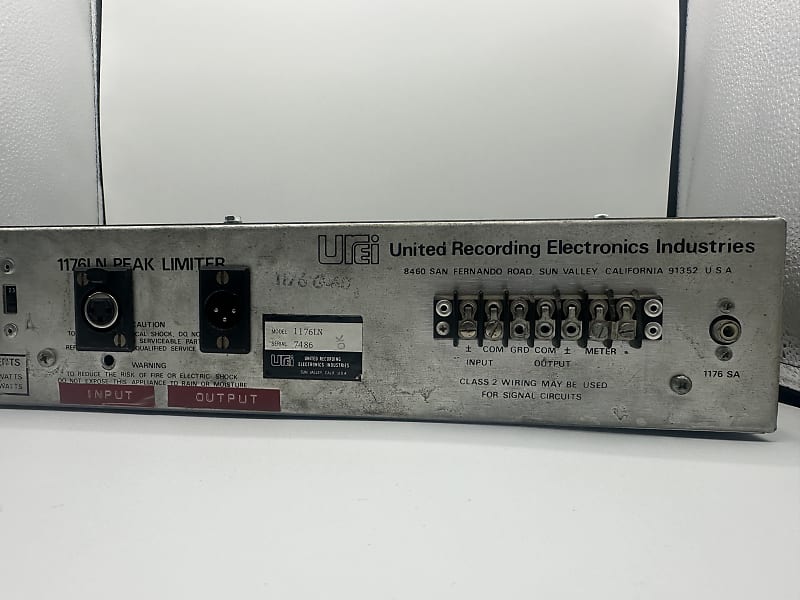 Urei Universal Audio 1176LN Rev. G Limiting Amplifier