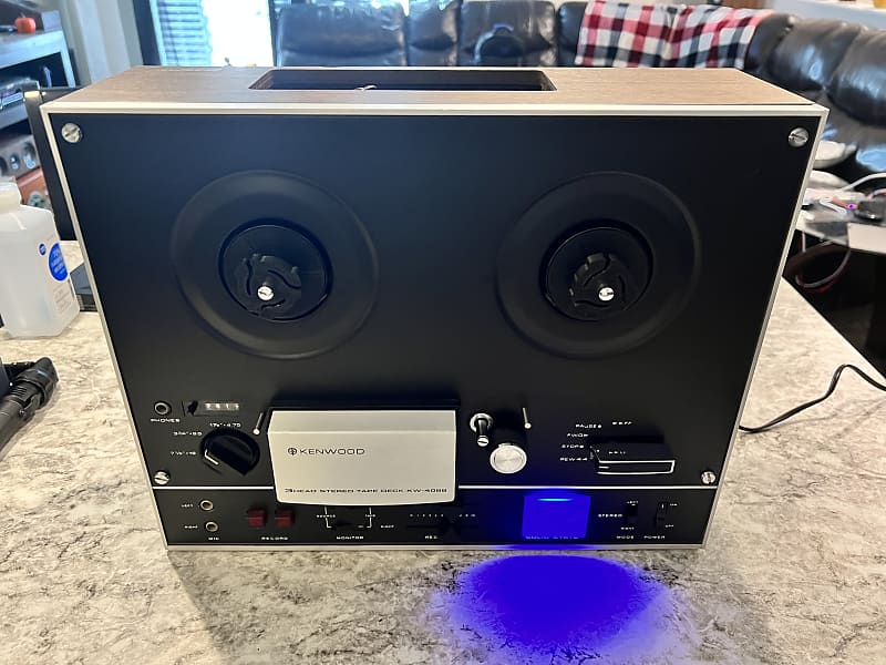 Kenwood KW-4066 Stereo 3 head reel to reel Tape Deck Vintage Complete