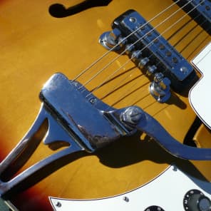 Teisco EP-2T Hollow Body Electric Guitar Japan Vintage