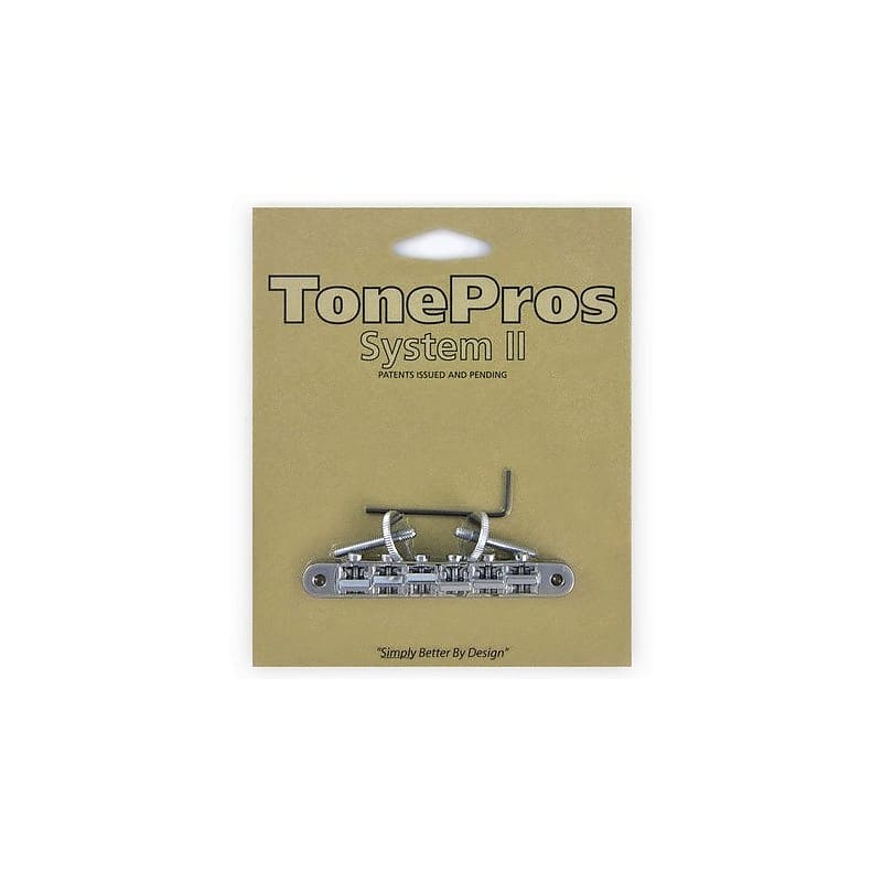 TONEPROS ABR-1 REPLACEMENT TUNE-O-MATIC CHROME image 1
