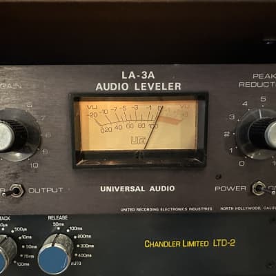 Urei LA-3A Leveling Amplifier Pair 1970s - Black Panel image 3