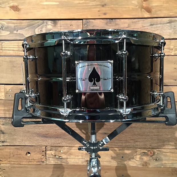 PDP 6.5x14" Ace Black Nickel Over Brass Snare Drum image 1