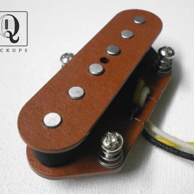 Telecaster Bridge Coil Tapped Pickup Hand Wound A2/5 Fits Fender Vintage Hot by Q pickups image 1
