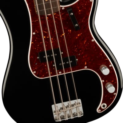 Fender American Vintage II 1960 Precision Electric Bass Rosewood Fingerboard, Black image 3