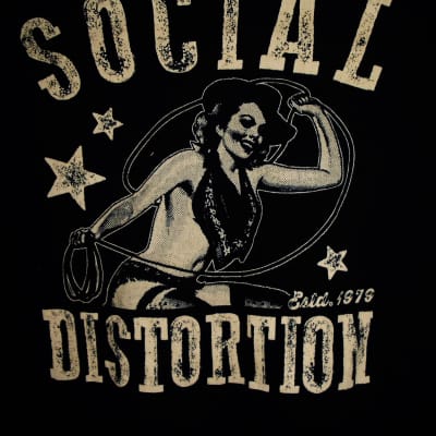 social distortion vintage 1990s XL estab 1978 girl logo tee