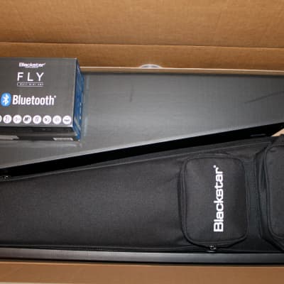 New Blackstar CarryOn Travel Guitar Deluxe Pack With Bluetooth FLY3 Black Mini Guitar Amp image 3