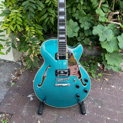 D'Angelico Premier SS (with stop-bar tailpiece) - Ocean Turquoise for sale