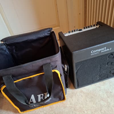 AER Compact Mobile2 Portable 60-Watt Acoustic Guitar Combo 2010s - Black image 2