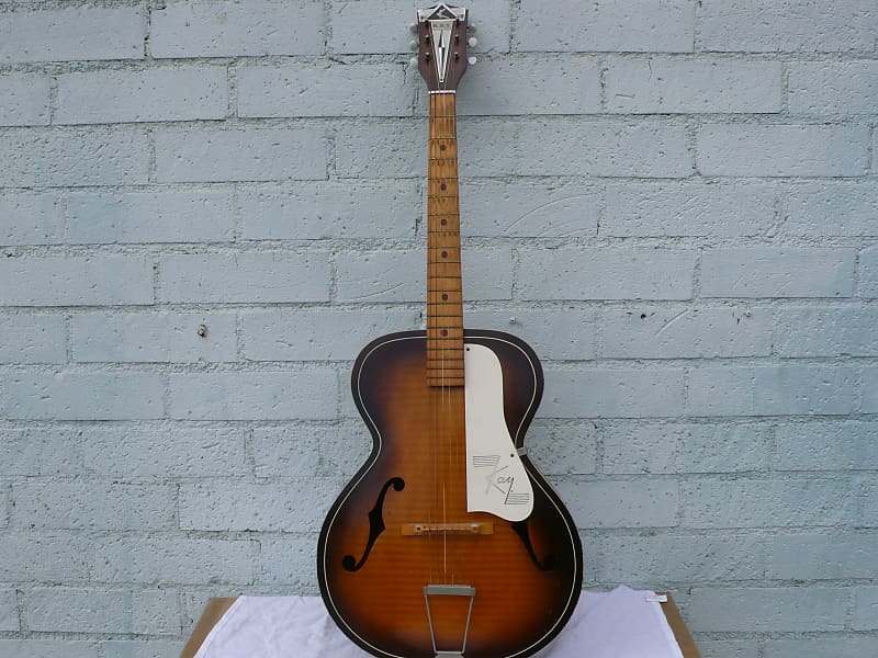 Kay Acoustic Guitar WWII Era Sunburst image 1