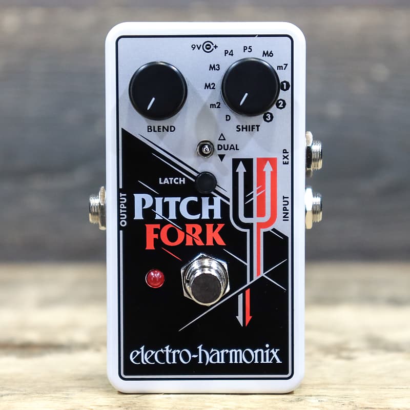 Electro-Harmonix Pitch Fork Polyphonic Pitch Shifter with Dual Mode Effect  Pedal