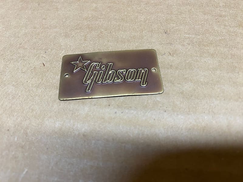 1950～1960年代オリジナル　Gibsonバッヂ Gibson Vintage 1950's Early 1960's Gibson Logo Case | Reverb