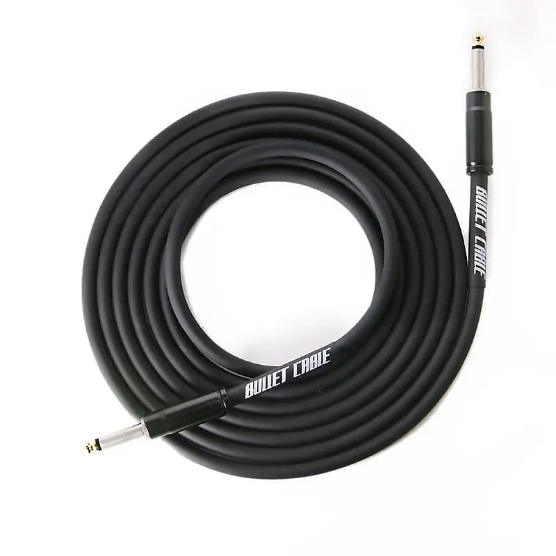 Bullet Cable Thunder 20FT Black Straight to Straight Cable image 1