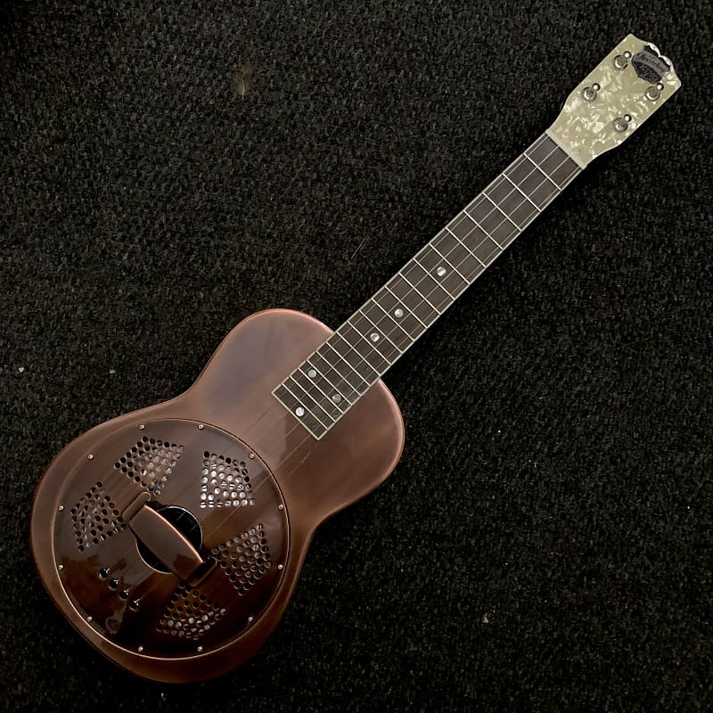 Recording King Resonator Ukulele 2000s Copper Reverb