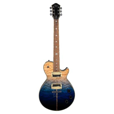Michael Kelly Patriot Instinct Bold Custom Collection Electric Guitar Blue Fade image 2