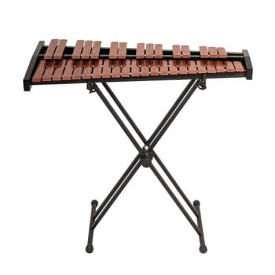 Stagg XYLO-SET 37 SYN Portable 37-Key Xylophone Set w/Padded Gig Ba, Back Straps & Pair of Mallets image 6