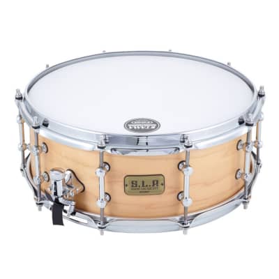 The Maple 5.5x14 Snare Drum Green Spkl-