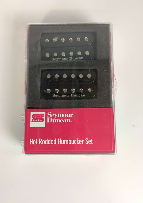 Seymour Duncan Hot Rodded Humbucker Black Pickup Set | Reverb