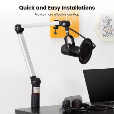 Professional Boom Arm Stand, THRONMAX Flex S5 Mic Stand for Game streaming and Broadcasting/Sturdy and Un?versal Mic Stand image 2